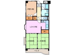 南日永駅 徒歩4分 2階の物件間取画像